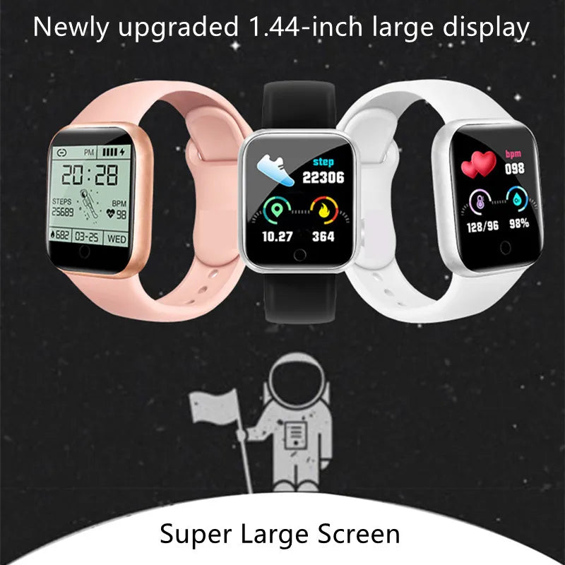 Sport Watches For Apple Android Digital Wristwatch Health Monitoring Men Women Watch Hours Step Count Children Clock Reminder