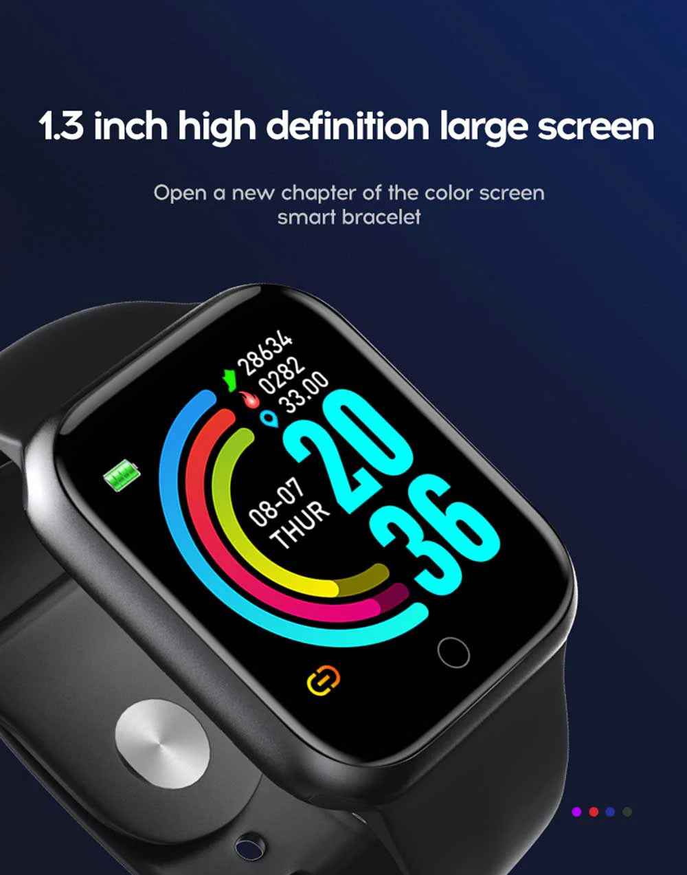 New label Smart Electronic Watch For iPhone Xiaomi Sport Fitness Pedometer Color Screen Add wallpapers Watches Men Women Kids