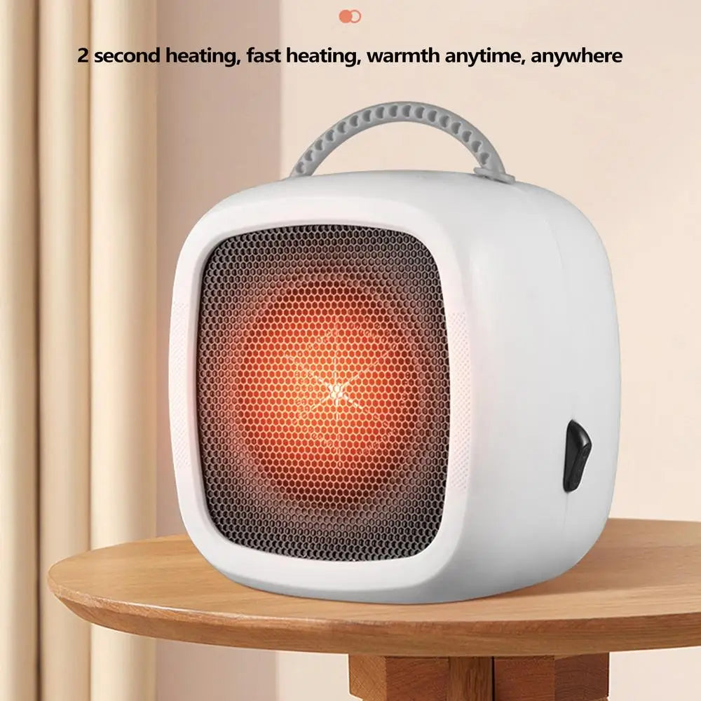 Desk Heater 600w Efficient Electric Space Heaters With Two Modes And Handle Adjustable Mini Heater Silent Small Heater