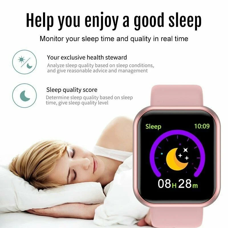 New label Smart Electronic Watch For iPhone Xiaomi Sport Fitness Pedometer Color Screen Add wallpapers Watches Men Women Kids